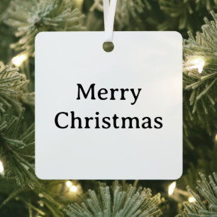 Create Your Own Simple Brand Promotion Square  Metal Tree Decoration