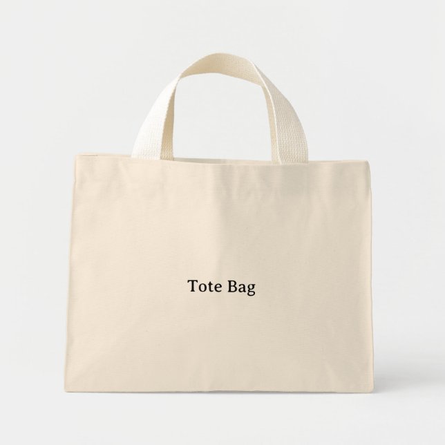 Create Your Own Simple Brand Promotion Tote Bag (Front)