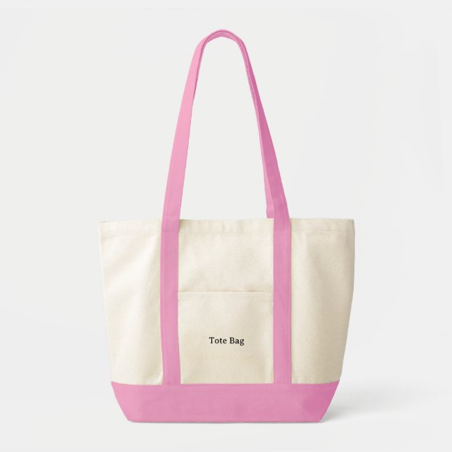 Create Your Own Simple Brand Promotion Tote Bag (Front)