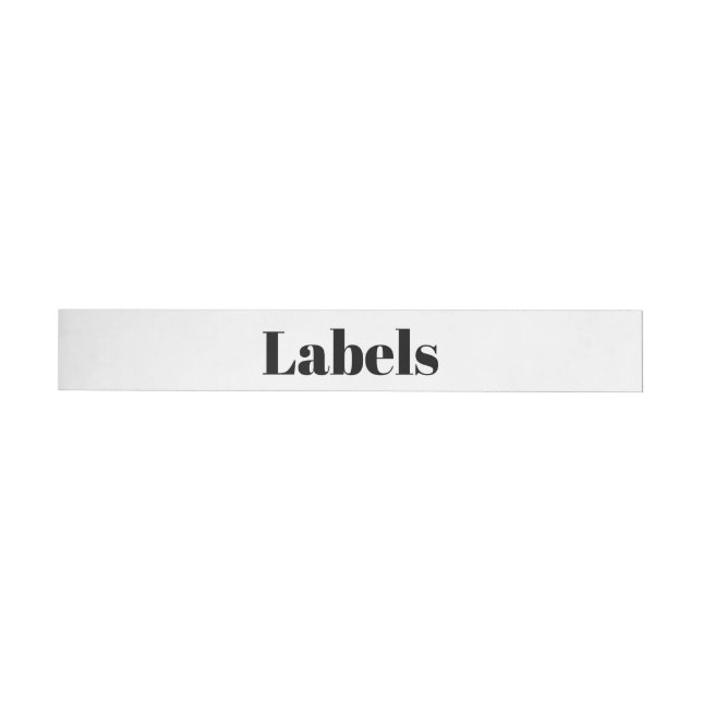 Create Your Own Simple Brand Promotion Wrap Around Label (Individual)