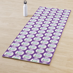 Create Your Own Simple Business Custom Logo  Yoga Mat