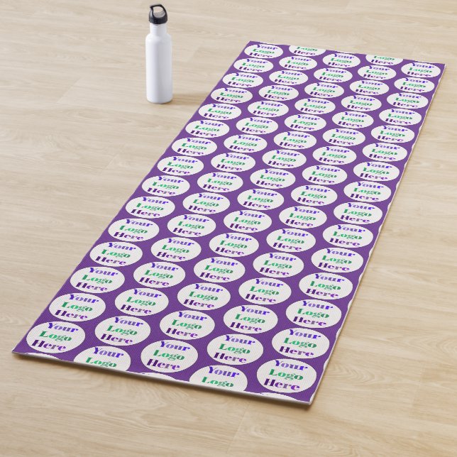 Create Your Own Simple Business Custom Logo  Yoga Mat (In Situ)