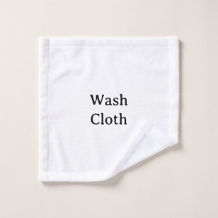 Create Your Own Simple Custom 13" x 13" Wash Cloth