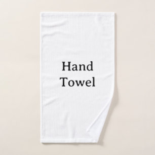 Create Your Own Simple Custom 16" x 28" Hand Towel