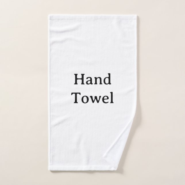 Create Your Own Simple Custom 16" x 28" Hand Towel (Hand Towel)