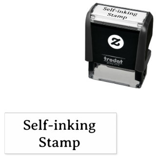Create Your Own Simple Custom 1.8" x 0.65" Self-inking Stamp