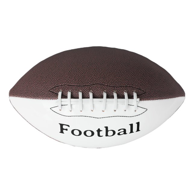 Create Your Own Simple Custom 1 Panel No Tee Football (Front)