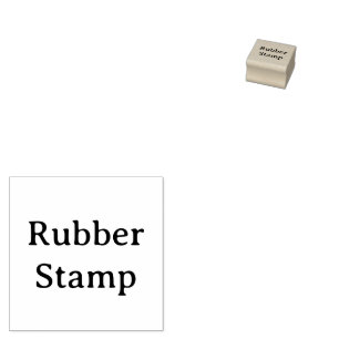Create Your Own Simple Custom 1" x 1" Rubber Stamp