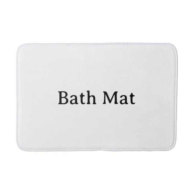 Create Your Own Simple Custom 20” x 30” Medium Bath Mat (Front)