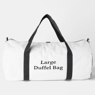 Create Your Own Simple Custom 23"x12"x12" Duffle Bag