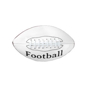 Create Your Own Simple Custom 2 Panel No Tee Mini  Football