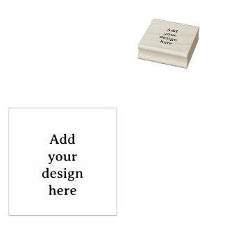 Create Your Own Simple Custom 2" x 2" Rubber Stamp