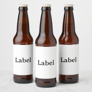 Create Your Own Simple Custom 4" x 3.5" Beer Bottle Label