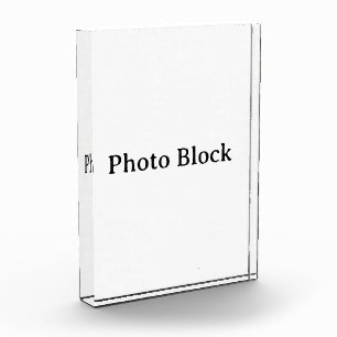 Create Your Own Simple Custom 5" x 7" Vertical Photo Block