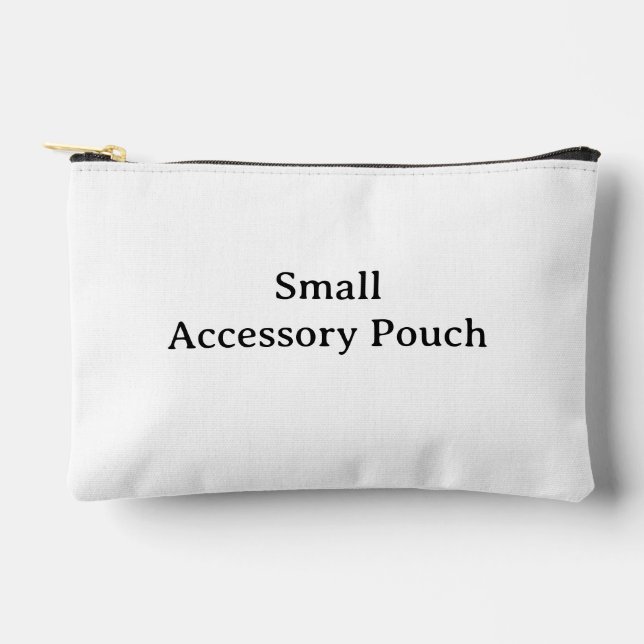 Create Your Own Simple Custom 8.5" x 6" Accessory Pouch (Front)