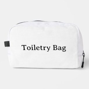 Create Your Own Simple Custom 9.5"x8"x3.75" Dopp Kit