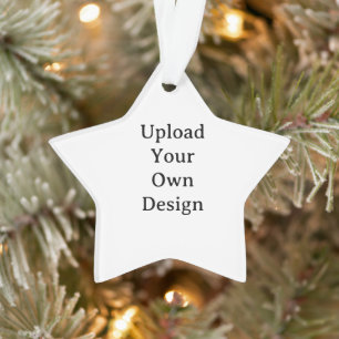 Create Your Own Simple Custom Acrylic Star Ornament
