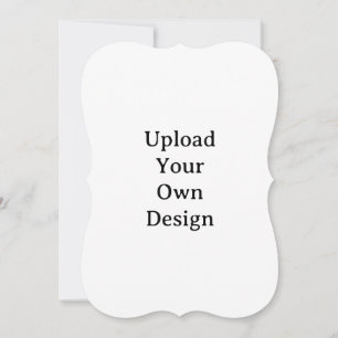 Create Your Own Simple Custom Bracket 5" x 7" Invitation