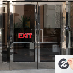 Create Your Own Simple Custom Exit Window Cling
