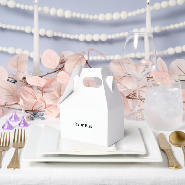 Create Your Own Simple Custom Favour Box (Wedding)