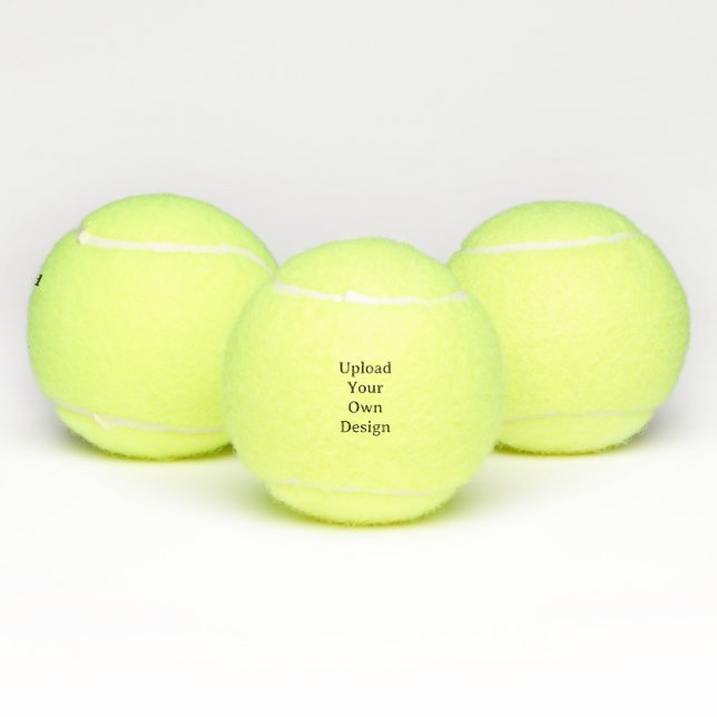 Create Your Own Simple Custom Generic Unbranded Tennis Balls (Multi)