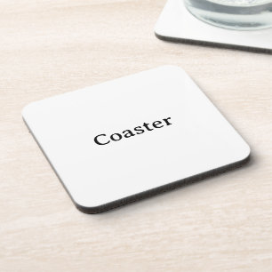 Create Your Own Simple Custom Hard plastic  Coaster