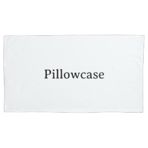 Create Your Own Simple Custom King 20"x30" Single Pillowcase