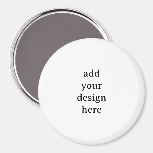 Create Your Own Simple Custom Large 3 Inch Circle Magnet