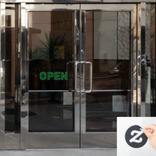 Create Your Own Simple Custom Open Window Cling