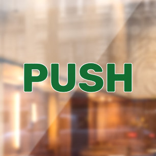 Create Your Own Simple Custom Push Window Cling