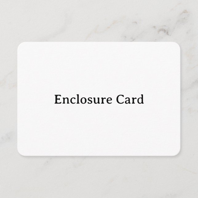 Create Your Own Simple Custom Rounded 3.5" x 5" Enclosure Card (Front)