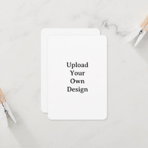 Create Your Own Simple Custom Rounded 3.5" x 5" Invitation
