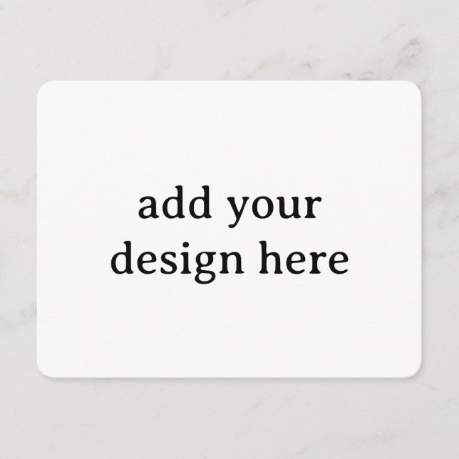 Create Your Own Simple Custom Rounded 4.25" x 5.5" Enclosure Card (Front)