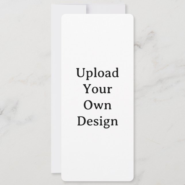 Create Your Own Simple Custom Rounded 4" x 9.25" Invitation (Front)