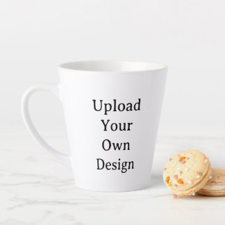 Create Your Own Simple Custom Small Latte Mug 