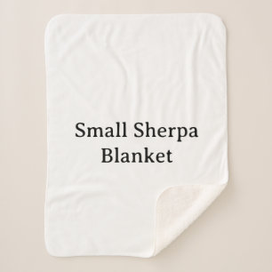 Create Your Own Simple Custom Small Sherpa Blanket