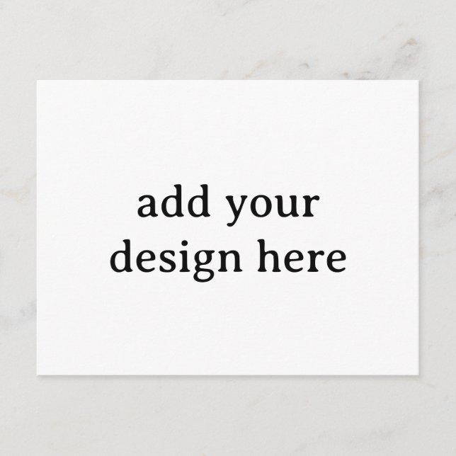 Create Your Own Simple Custom Squared 4.25" x 5.5" Enclosure Card (Front)