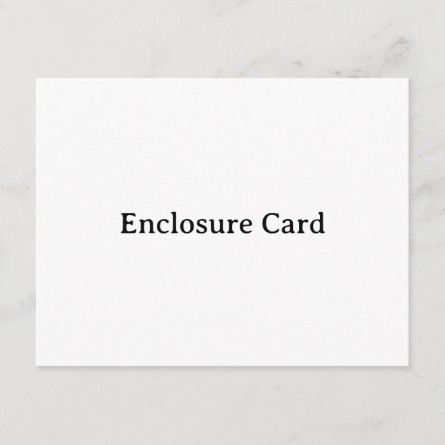 Create Your Own Simple Custom Squared 4.25" x 5.5" Enclosure Card (Front)
