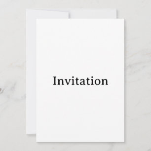 Create Your Own Simple Custom Squared 5" x 7" Invitation