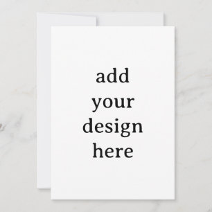 Create Your Own Simple Custom Squared 5" x 7" Invitation