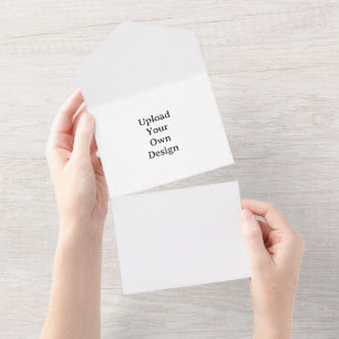 Create Your Own Simple Custom Standard All In One Invitation