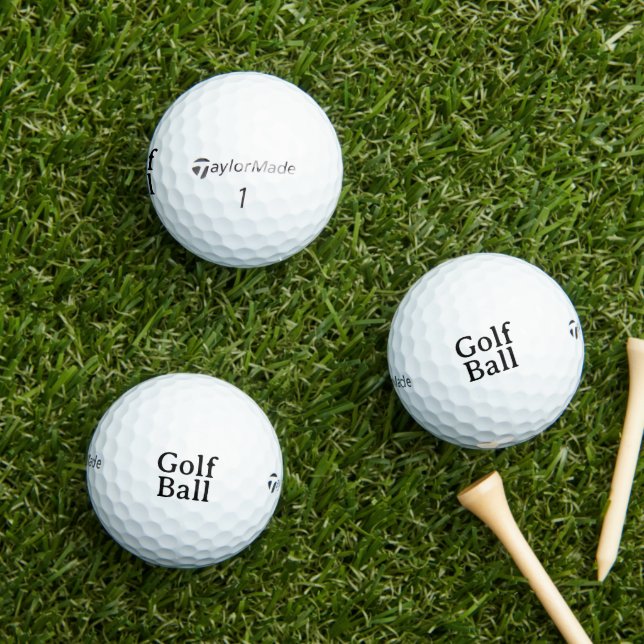 Create Your Own Simple Custom Taylor Made TP5 Golf Balls (Insitu Grass)