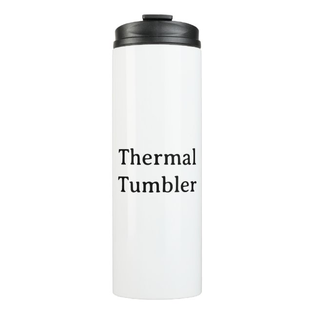 Create Your Own Simple Custom  Thermal Tumbler (Front)