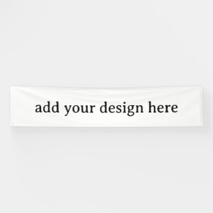 Create Your Own Simple Custom Vinyl 2.5' x 12' Banner