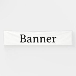 Create Your Own Simple Custom Vinyl 2.5' x 12' Banner