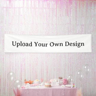 Create Your Own Simple Custom Vinyl 2.5' x 12' Banner