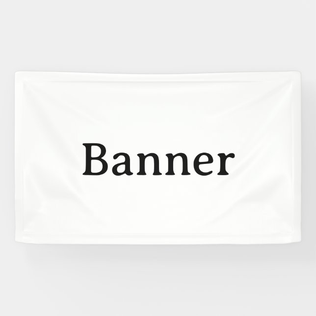 Create Your Own Simple Custom Vinyl 3' x 5' Banner (Horizontal)