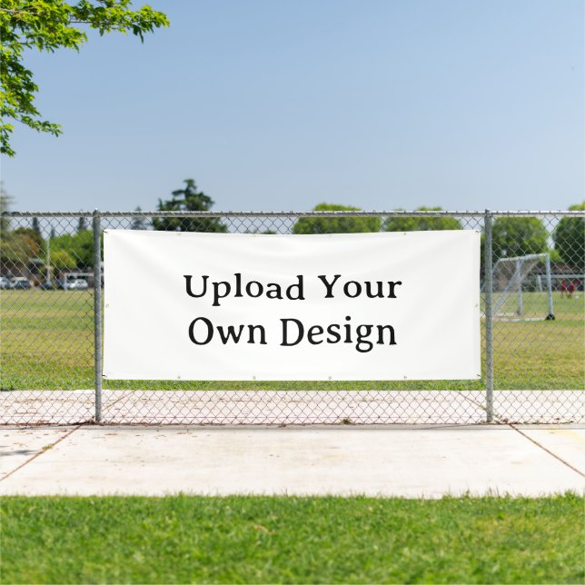 Create Your Own Simple Custom Vinyl 4' x 10' Banner (Insitu)