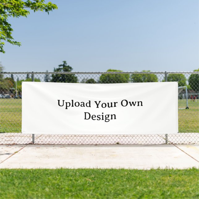 Create Your Own Simple Custom Vinyl 4' x 12'  Banner (Insitu)
