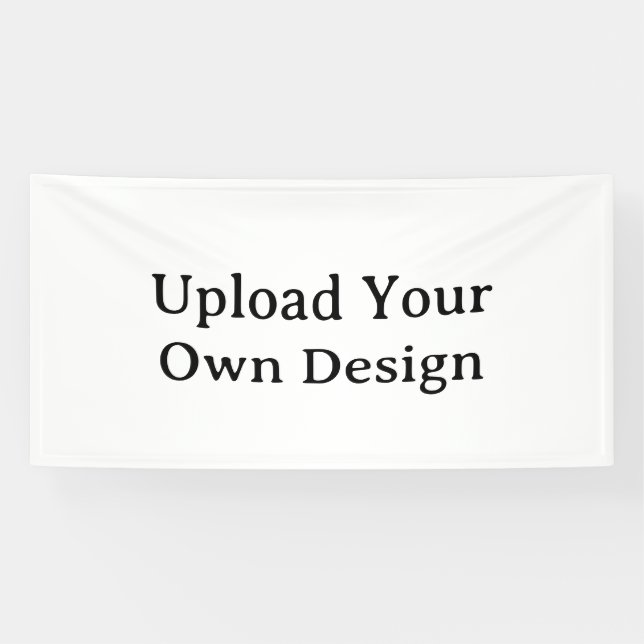Create Your Own Simple Custom Vinyl 4' x 8' Banner (Horizontal)